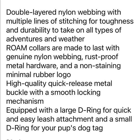 NIP Roam dog collar - Picture 5 of 5